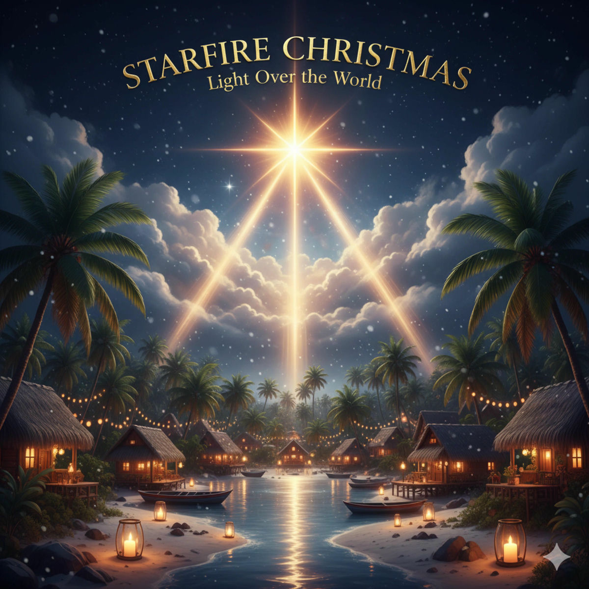 Starfire Christmas . Light Over The World