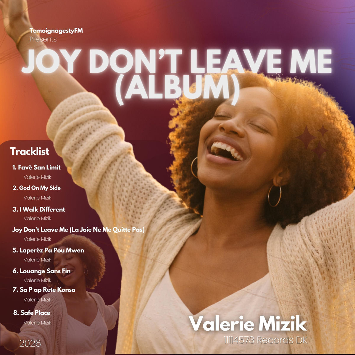 Valerie Mizik - Joy Don't Leave Me [2026]